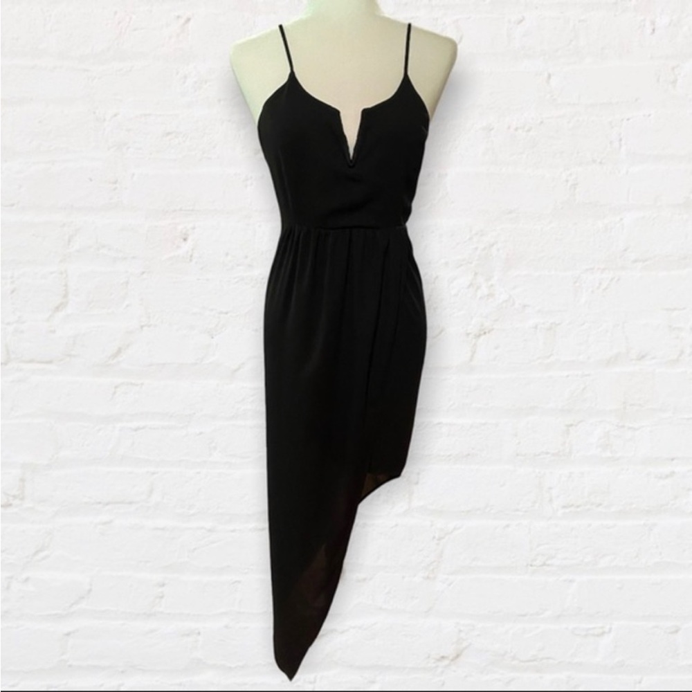 Express Black Asymmetrical Dress